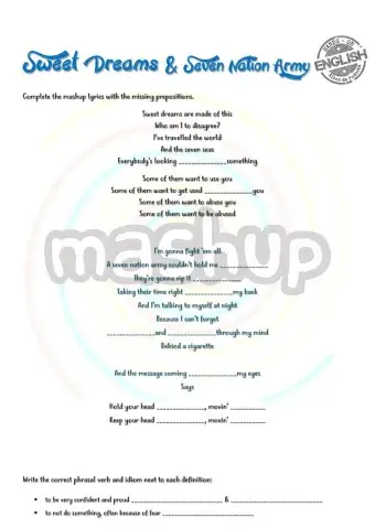 MASHUP: Sweet dreams & Seven nation army