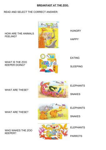 Breakfast at the zoo