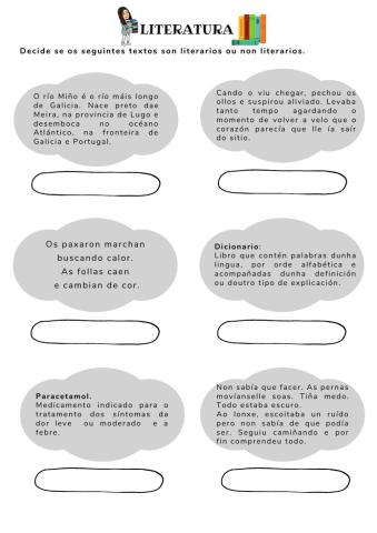 Texto literario ou non literario