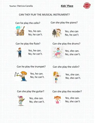 Can they play the musical instrument 4º nivel