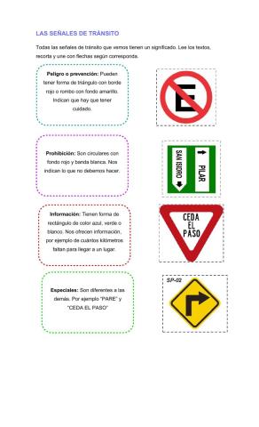 Las señales de tránsito
