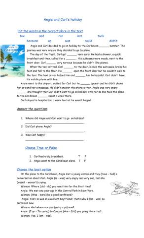 Angie and Carl's holiday