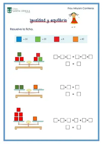 Igualdad y equiliobrio