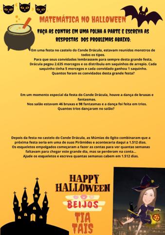 Problema de divisão - Halloween