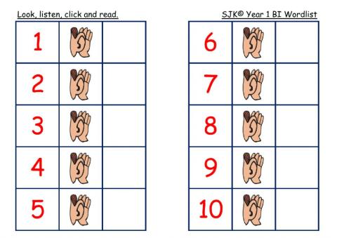 Speaking S1 Unit 0 001-010