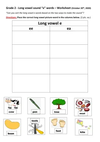 Long vowel e