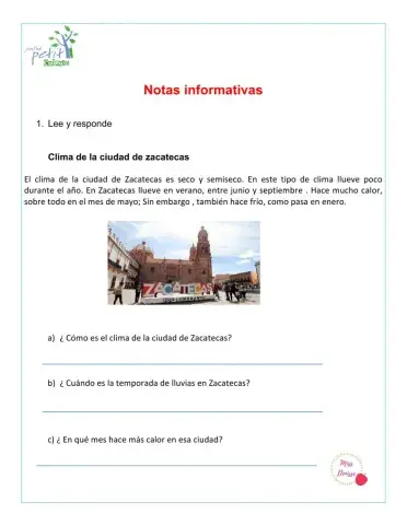 Notas informativas