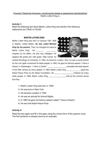 Martin Luther King - Passive Voice