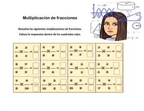 Multiplicacion de fracciones