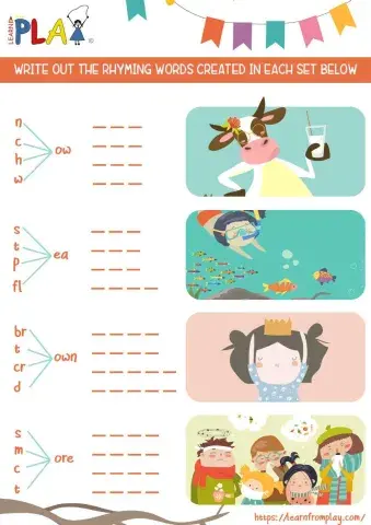 The Very Noisy Baby - Rhyming Words