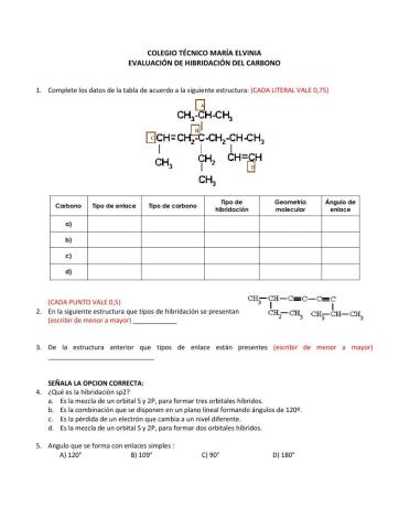 Evaluación de hibridación