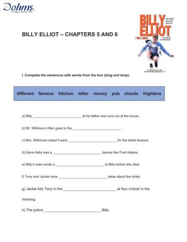 Billy Elliot chapter 5 and 6