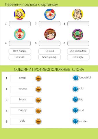 Kid's box 1 Unit 4 Adjective