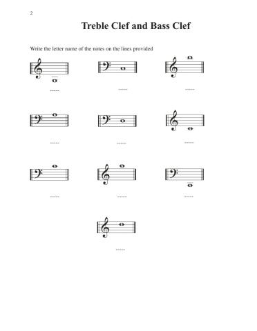 Treble Clef and Bas Clef 2
