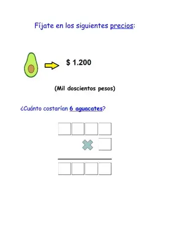 Situaciones con multiplicación