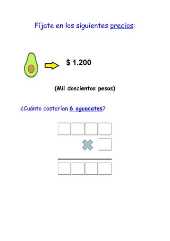 Situaciones con multiplicación