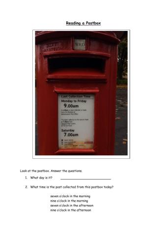Reading a Post Box