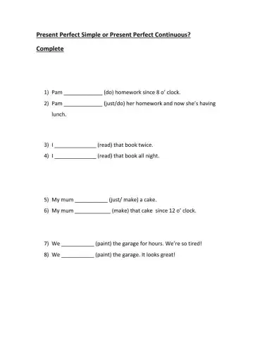 Presen perfect simple or present perfect continuous