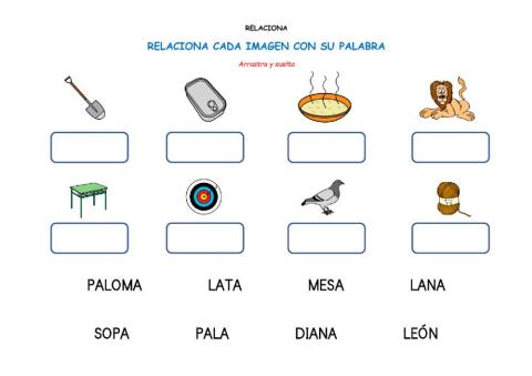 Relaciona imagen y palabra