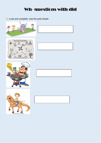 Will or won't & wh- questions in the past