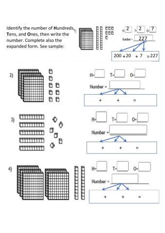 Place Value and expand