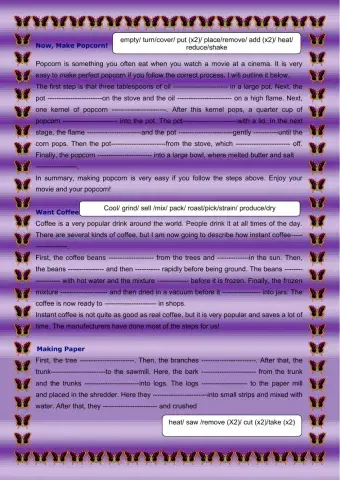 passive voice processes