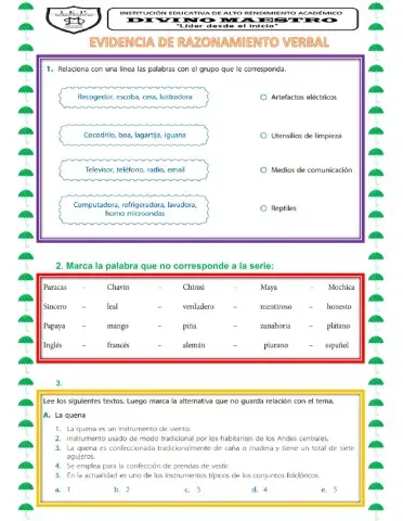 Series verbales - oraciones eliminadas