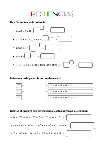 Potencias