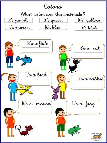 What color are the animals?