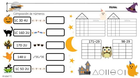 Componer y descomponer números