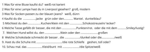 Adjektivdeklination, gemischt