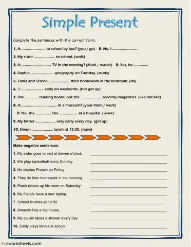 Simple Present Tense