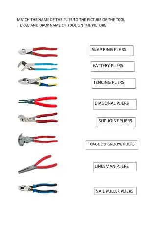 Pliers matching