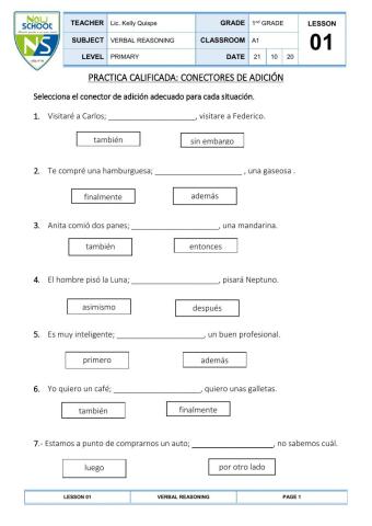 Conectores de adición