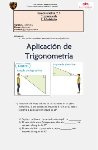 Aplicación de trigonometría