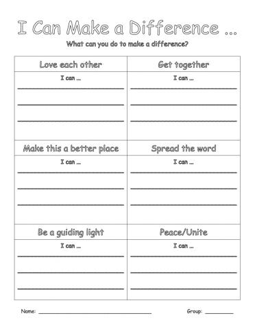 How Can I Make a Difference?