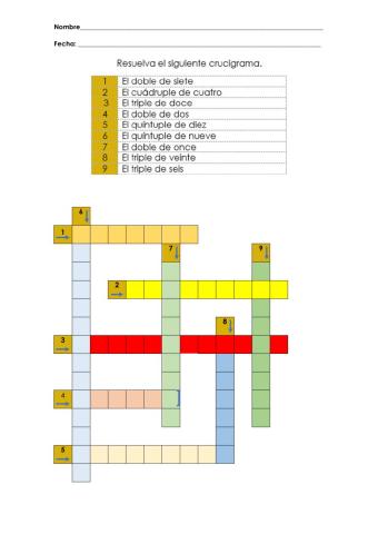 Doble, triplie, cuadruple y quintuple