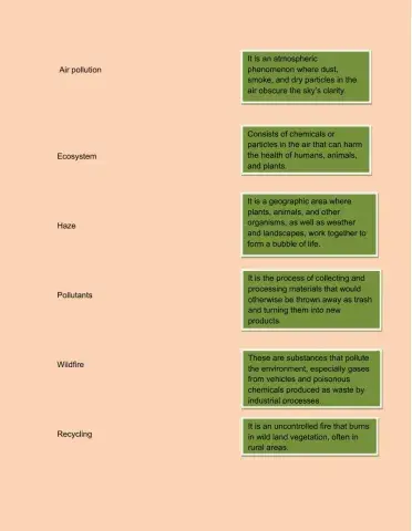 Protection of the environment