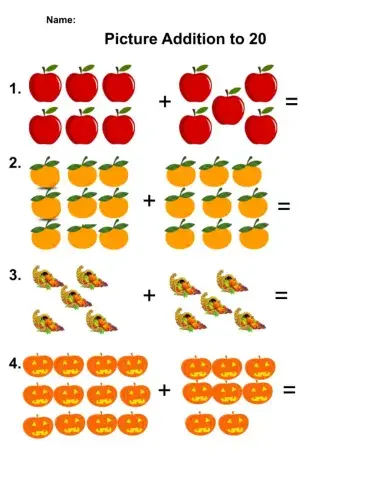 Picture Addition to 20