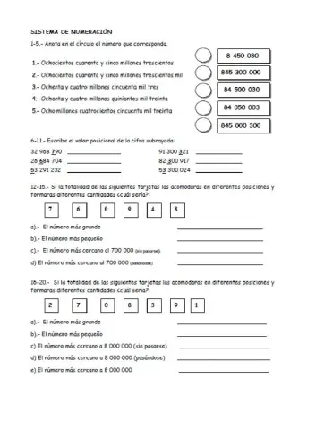 Sistema de numeración
