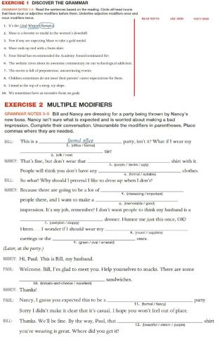 AG2 unit 13 ex 1 and 2