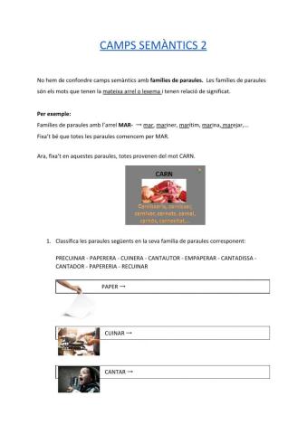 Famílies de paraules