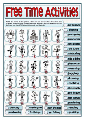 Free time activities