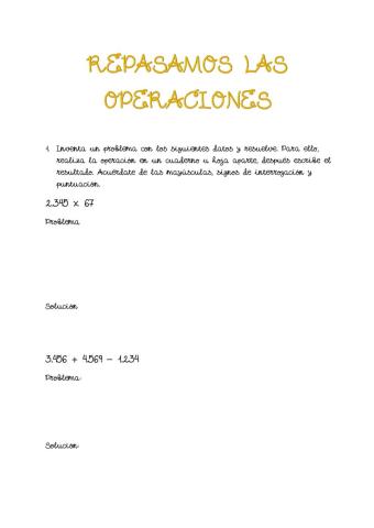 Operaciones