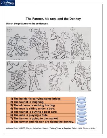 The farmer, the Son and the Donkey