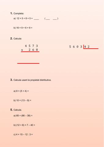 Operacions combinades