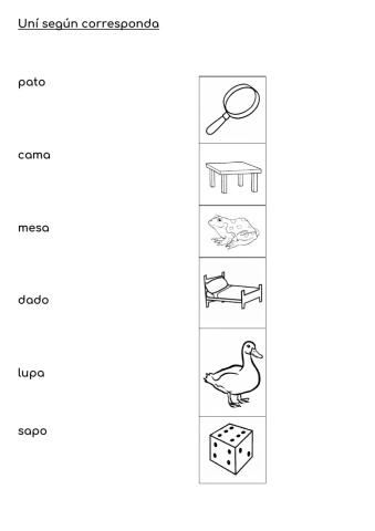 Palabras bisilábicas