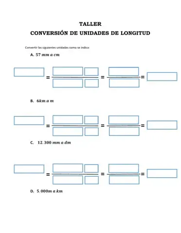 Conversion de unidades