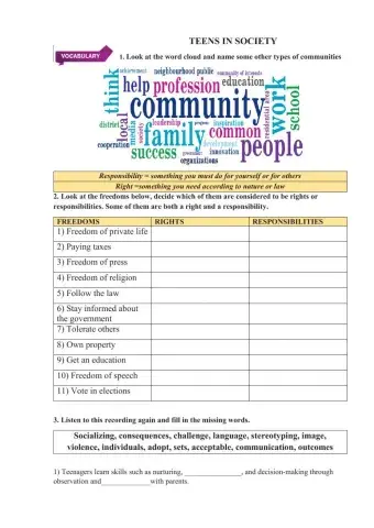 Rights and responsibilities