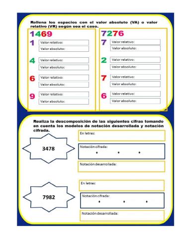 Descomposición de numeros